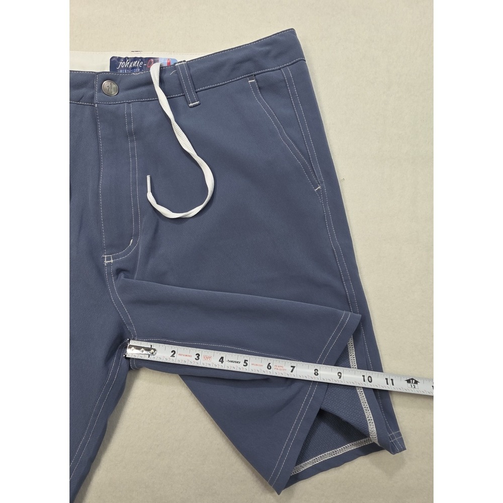Johnnie O Shorts Mens 3 Blue Gray Stretch LIMITED USE West Coast Prep Boardshort - Picture 3 of 8